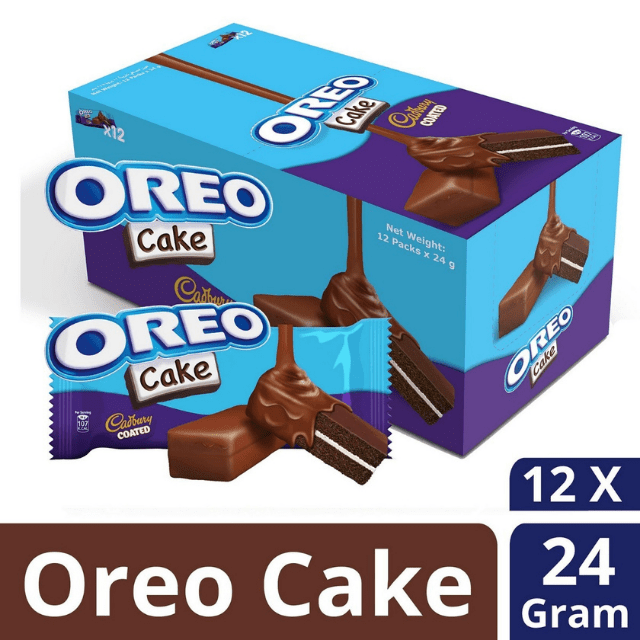Cadbury Oreo Chocolate Cake 24g x Pack of 12