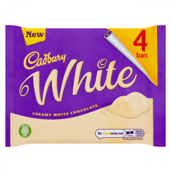 Cadbury White 4 Bars 