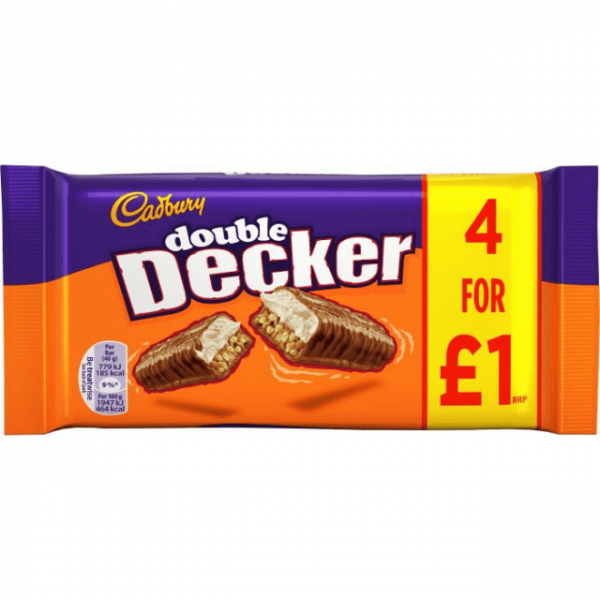Cadbury Double Decker 4 bars