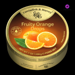 Cavendish and Harvey Fruity Orange Drops 200g
