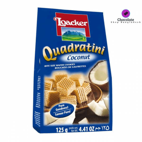 Loacker Quadratini Coconut 125g