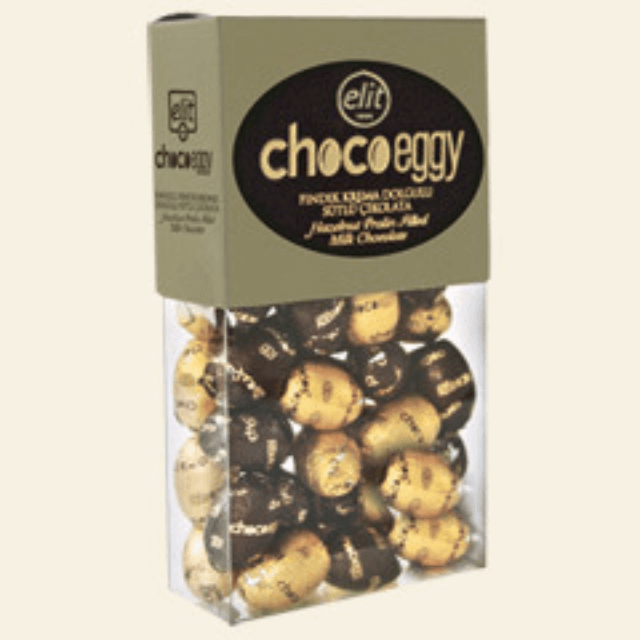Elit Choco Eggy Hazelnut Praline Filled Milk Chocolate