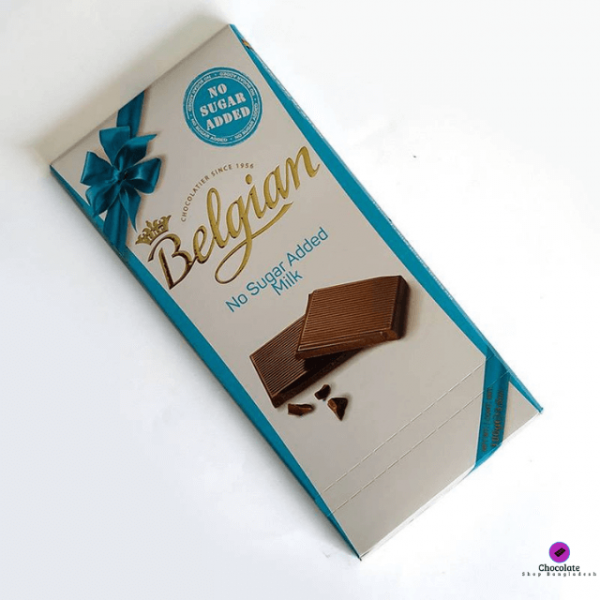 Belgian No Sugar Added Milk Chocolate price in bd