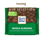 Ritter Sport Whole Almond Milk Chocolate 100g