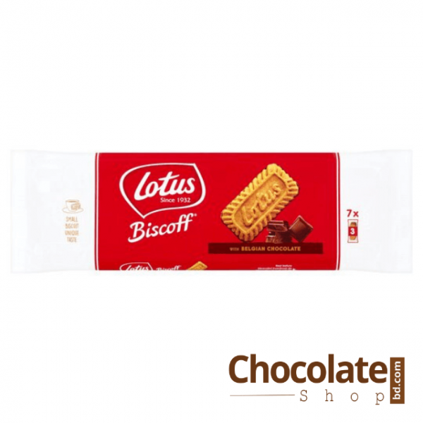 Lotus Biscoff with Belgian Chocolate 7x 154g price in bd