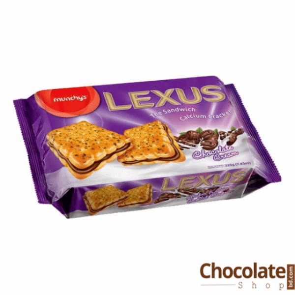 Munchy's Lexus Chocolate Cream Cracker 225g price in bd