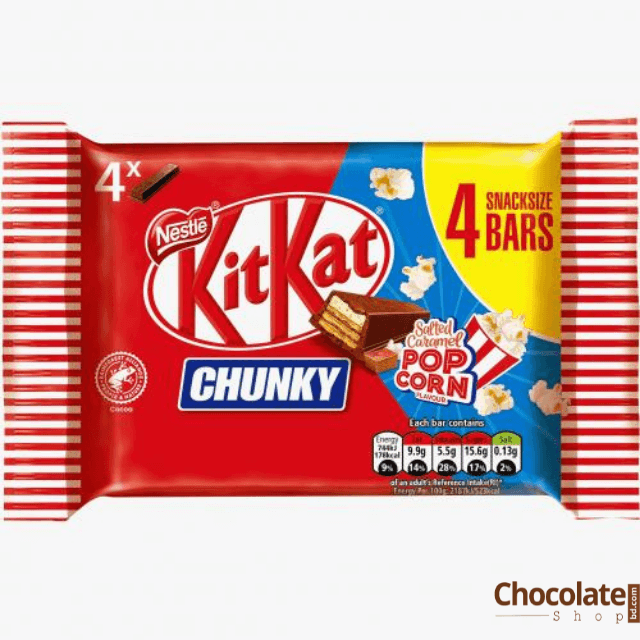 Kitkat Chunky PopCorn 4 Bars price in bangladesh