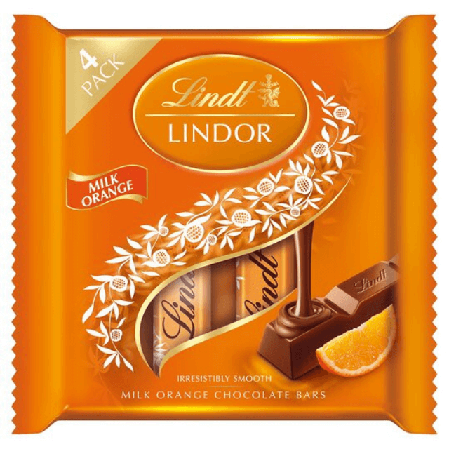 Lindt Lindor Orange 4 pack 100g price in bangladesh