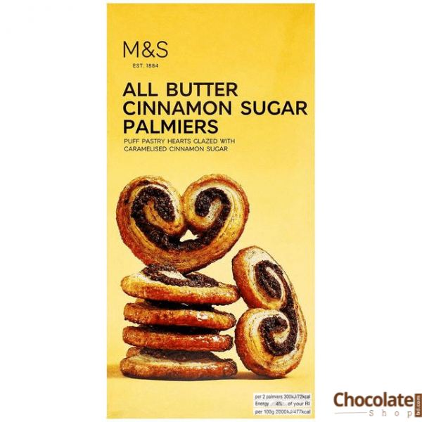 M&S All Butter Cinnamon Sugar Palmiers price in bd