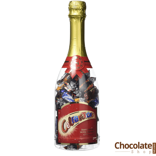 Celebrations Chocolate Candy Bars In A Champagne Bottle,