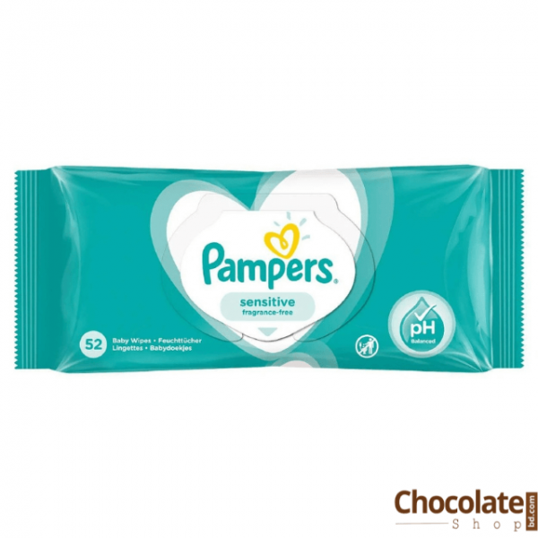 Pampers Sensitive Wipes 52 Pieces price in bd