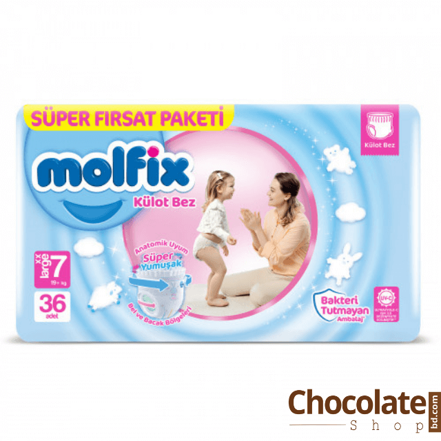 Molfix pant size 7 36 pcs pack price in bd