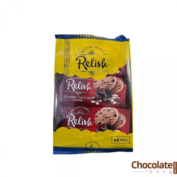 Relish Chocolate chip & oat Cookies 252g price in bd