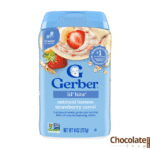 Gerber Baby Cereal Lil Bits Oatmeal Banana Strawberry price in bd