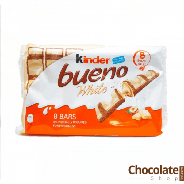 Kinder Bueno White 8 Bars Pack price in bd
