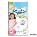 MamyPoko Pants Premium Extra Dry XXL Girls 34 pcs price in bd