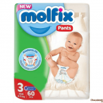 New Molfix Pants Size 3 60pcs price in bd