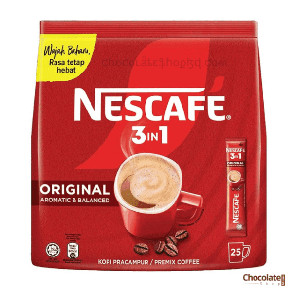 Nescafe 3in1 Original Premix Coffee 25 stiks price in Bangladesh