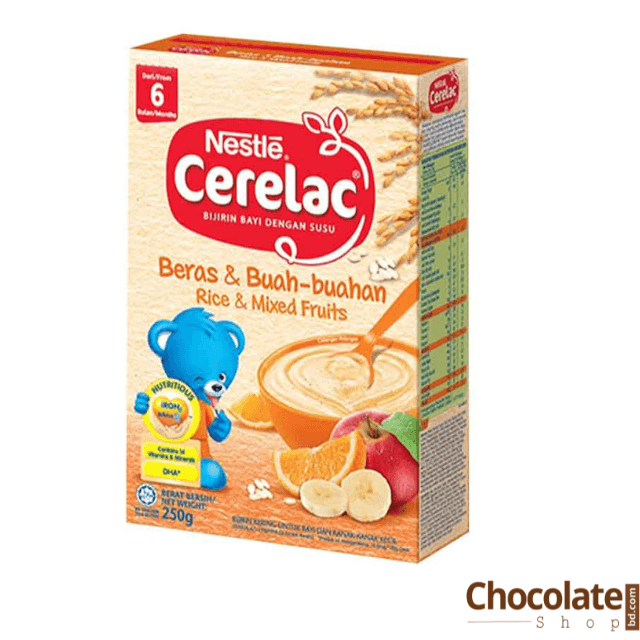 Nestle Baby Cerelac Rice & Mixed Fruits 250g-paikaree