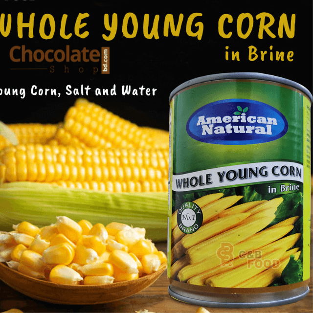 American Natural Whole Young Corn in Brine price in bd