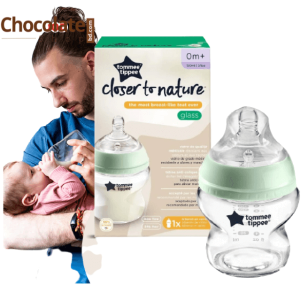 Tommee Tippee Closer To Nature Glass Feeding Bottle price in bd