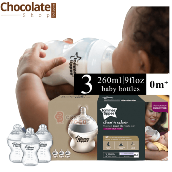Tommee Tippee Closer to Nature 3 Feeding Bottle price in bd