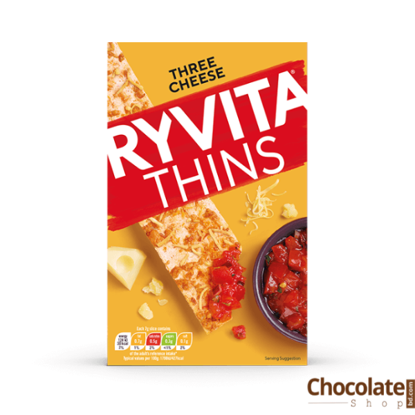 Ryvita Thins Three Cheese Snack 125g price in bd