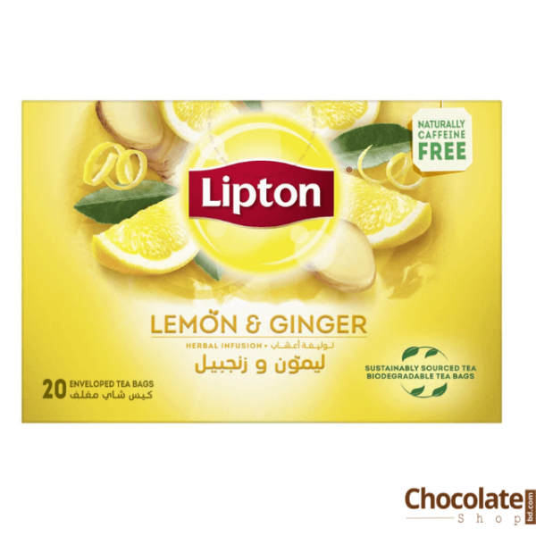Lipton Lemon & Ginger Herbal Infusion 20 Tea bags price in bd