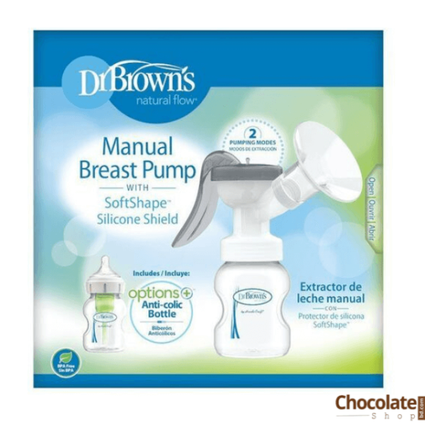 Dr Brown's Manual Breast Pump with Soft Shape Silicone Shield price in bd