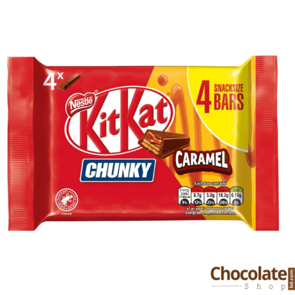 Kitkat Chunky Caramel 4 Bars Pack price in bd