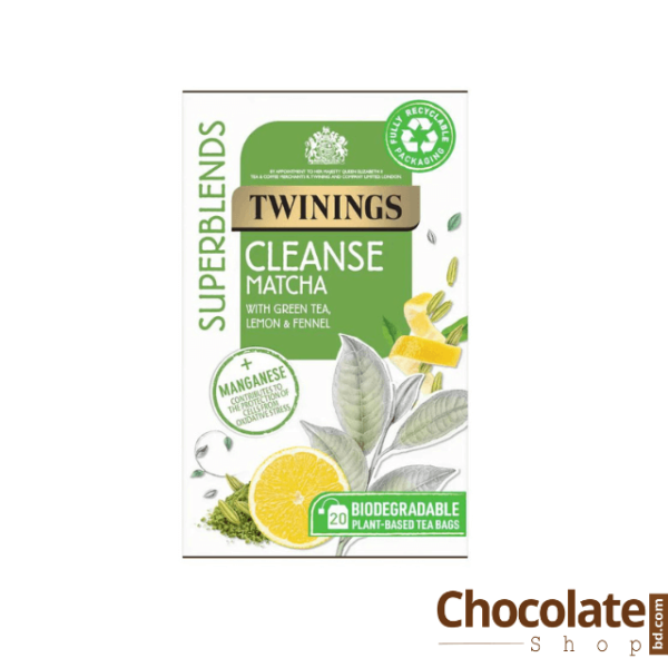 Twinings Cleanse Matcha with Green Tea Lemon Fennel Tea price in bd