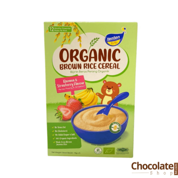 Tenten Organic Brown Rice Cereal Banana Strawberry price in bangladesh