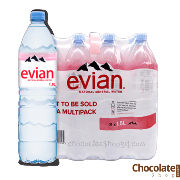 Evian water 1.5l 8 pcs pack price in bd