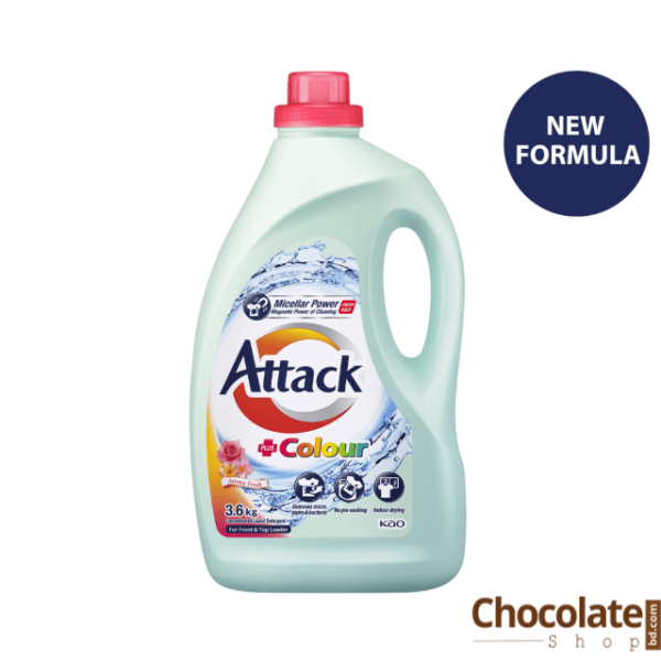 Attack Liquid Detergent Colour 3.6kg price in bangladesh