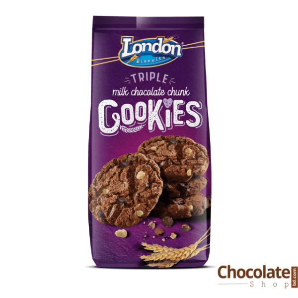 London Biscuits Triple Milk Chocolate Chunk Cookies 160g price in bangladesh