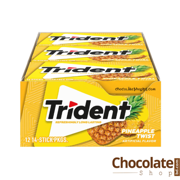 Trident Pineapple Twist Sugar Free Gum price in bangladesh