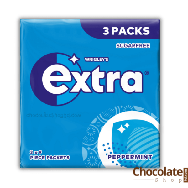 Extra Peppermint Sugar Free 3 Packs Chewing Gum price in Bangladesh