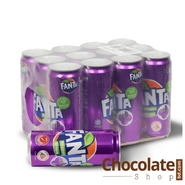 Fanta Grape Can Soft drinks 320ml 12pcs Price in Bangladesh