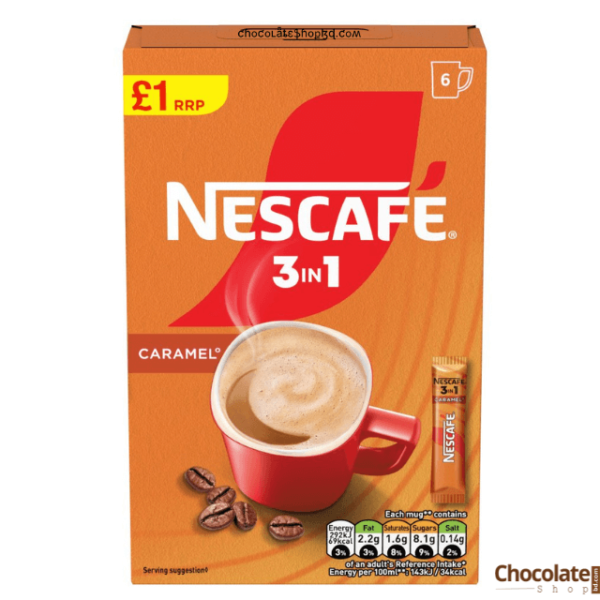 Nescafe 3 in 1 Caramel Instant Coffee price in Bangladesh