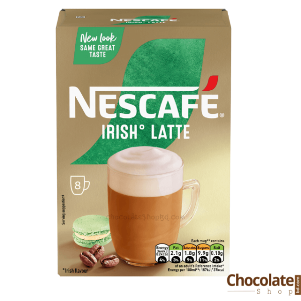Nescafe Irish Latte Instant Coffee 8x Pack Price in Bangladesh