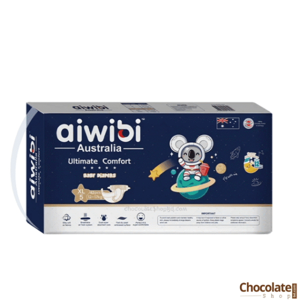 Aiwibi Ultimate Comfort Baby Diapers XL 42pcs price in BD.