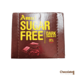 Amul Sugar Free Dark Chocolate Bar 20x35g Box price in BD.