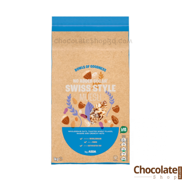 Asda No Added Sugar Swiss Style Muesli 1kg price in BD