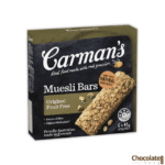 Carman's Muesli Bar Original Fruit Free 6x45g Pack price in BD.