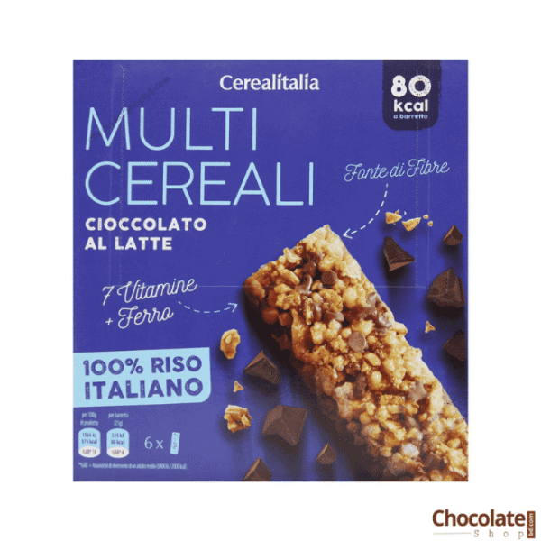 Cerealitalia Multi Cereali Cioccolato Al Latte Muesli Bar 6 x 25g price in BD.