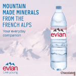 Evian Natural Mineral Water 12 X 1.5 L Case