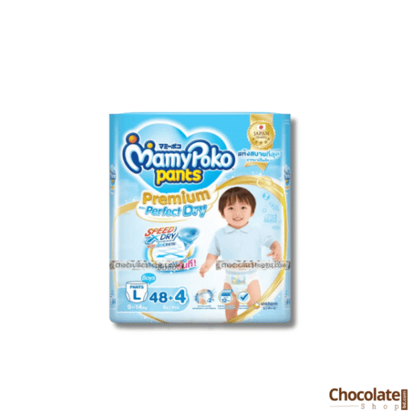 Mamy Poko Pants Premium Extra Dry Boys Size L 52pcs price in BD.