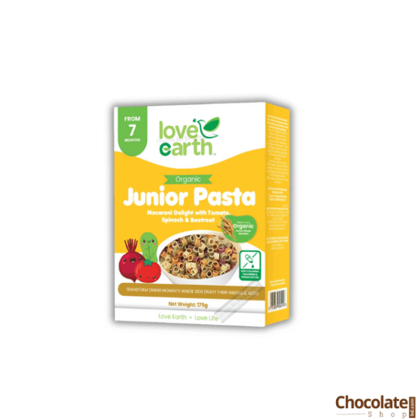 Organic Junior Pasta Macaroni Delight with Tomato Spinach And Betroot price in BD.