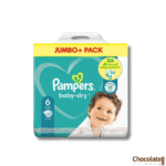 Pampers Jumbo Pack Belt Size 6 62pcs price in BD.