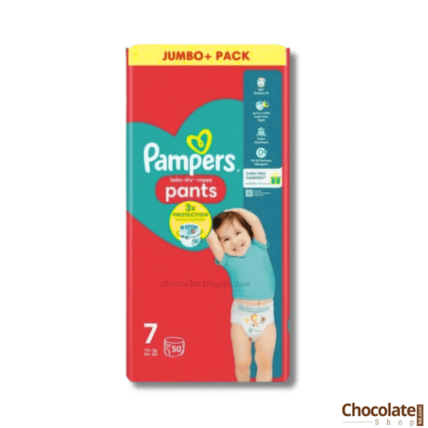 Pampers Jumbo Pack Pant System Size 7 50pcs price in BD.